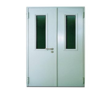 What level of fire doors should be used in the kitchen?